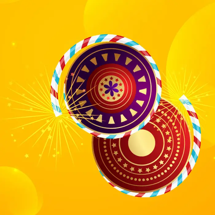 Ground spinner fireworks Sivakasi - spinning cracker effects